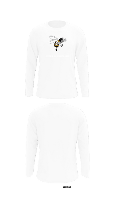 Cleburne High School Cheer 63872156 Long Sleeve Performance Shirt - 8