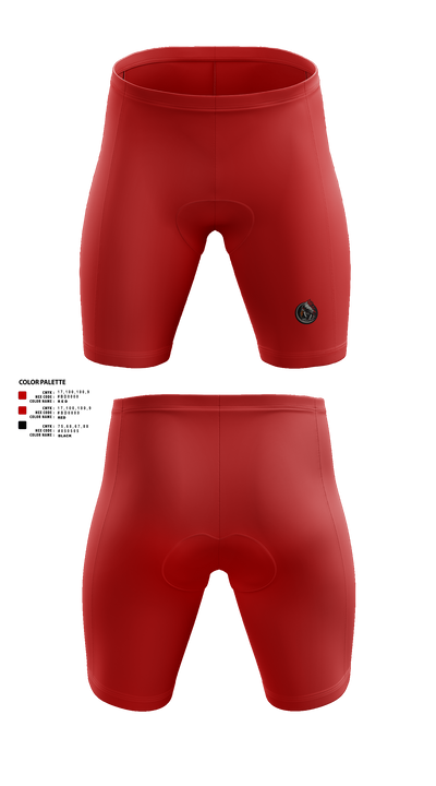 White Shield High School Wrestling 94078383 Men's Compression Shorts - 1
