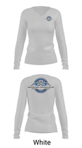 Gold Potomac construction inc 70800298 Women's Long Sleeve V-neck Shirt - 16