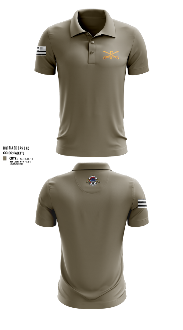 Short Sleeve Performance Polo, Delta Troop 3-17 CAV, , Teamtime, Team time, sublimation, custom sports apparel, team uniforms, spirit wear, spiritwear, sports uniforms, custom shirts, team store, custom team store, fundraiser sports, apparel fundraiser