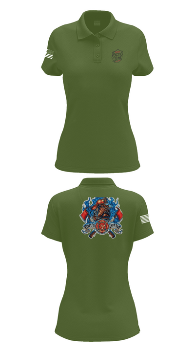 Golden Fire Dept. 85481633 Women's Short Sleeve Performance Polo  - 55