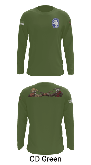 Long Sleeve Performance Shirt, 1-194 C Co, National Guard, Teamtime, Team time, sublimation, custom sports apparel, team uniforms, spirit wear, spiritwear, sports uniforms, custom shirts, team store, custom team store, fundraiser sports, apparel fundraiser