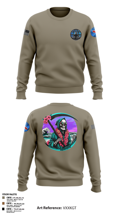 REAPERS, FT SHAFTER 63519061 Crew Neck Sweatshirt - 1