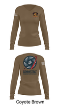 12th MLR COMMSTRAT 81672538 Women's Long Sleeve V-neck Shirt - 17