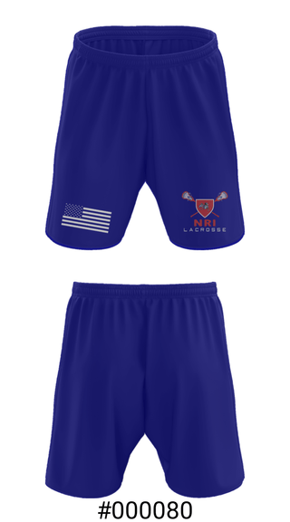 Athletic Shorts With Pockets, Northern Rhode Island Youth Lacrosse Association, Men's Lacrosse, Teamtime, Team time, sublimation, custom sports apparel, team uniforms, spirit wear, spiritwear, sports uniforms, custom shirts, team store, custom team store, fundraiser sports, apparel fundraiser