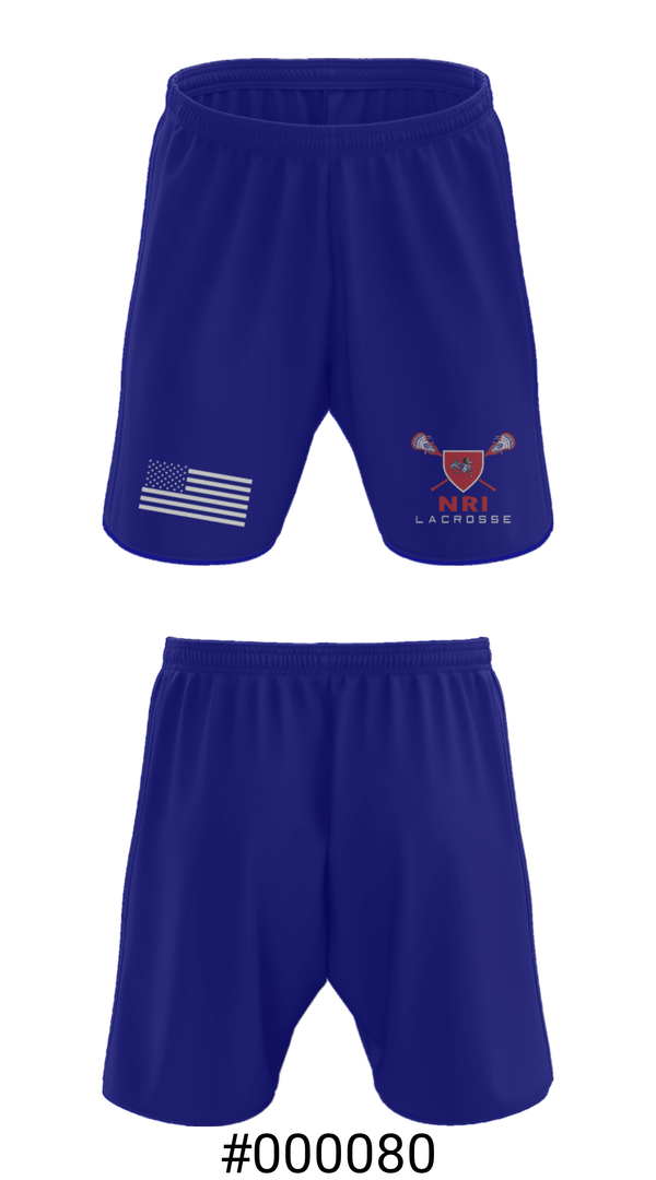 Athletic Shorts With Pockets, Northern Rhode Island Youth Lacrosse Association, Men's Lacrosse, Teamtime, Team time, sublimation, custom sports apparel, team uniforms, spirit wear, spiritwear, sports uniforms, custom shirts, team store, custom team store, fundraiser sports, apparel fundraiser