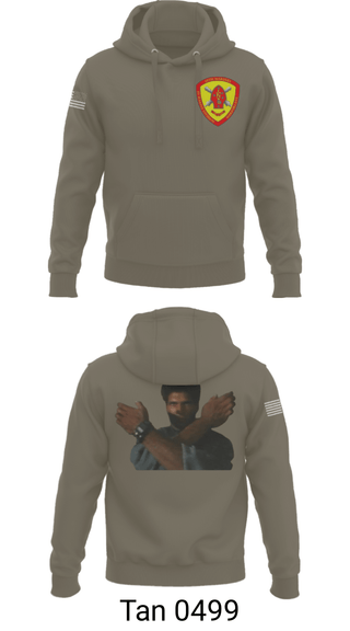 Hoodie, 10th Marine Regiment, Marines, Teamtime, Team time, sublimation, custom sports apparel, team uniforms, spirit wear, spiritwear, sports uniforms, custom shirts, team store, custom team store, fundraiser sports, apparel fundraiser