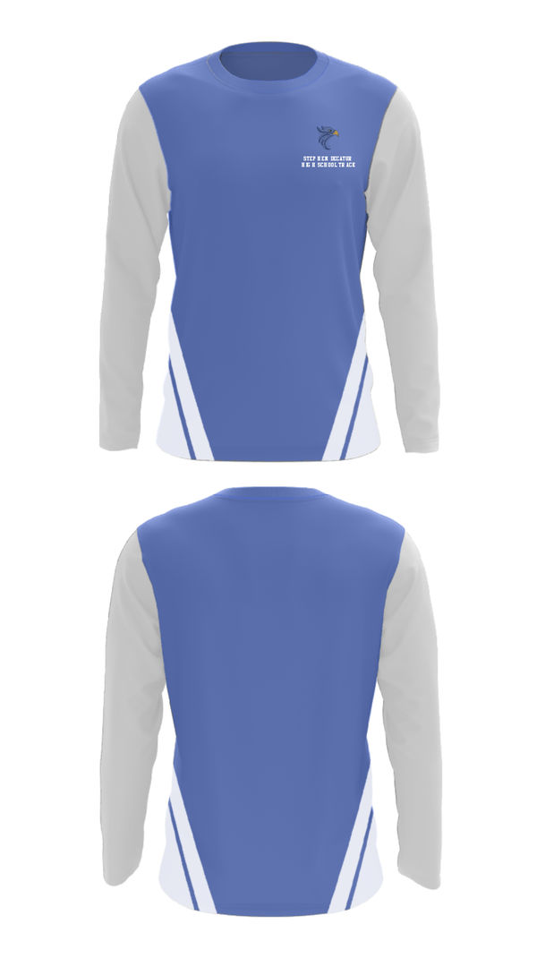 Long Sleeve Performance Shirt, Stephen Decatur High School Track, Track & Field, Teamtime, Team time, sublimation, custom sports apparel, team uniforms, spirit wear, spiritwear, sports uniforms, custom shirts, team store, custom team store, fundraiser sports, apparel fundraiser