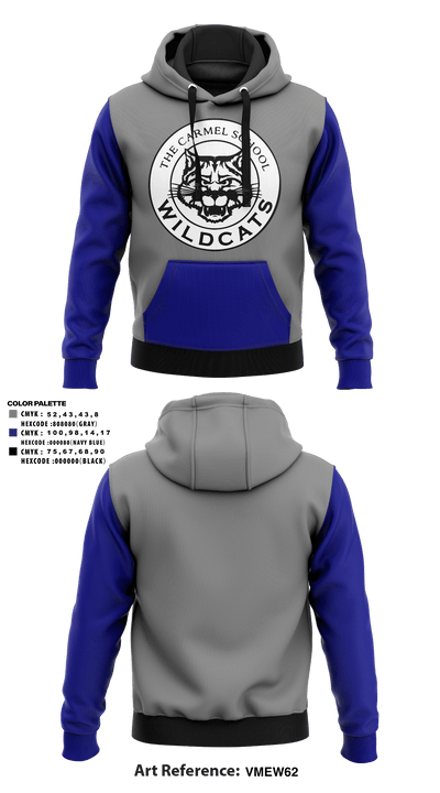 The Carmel School Volleyball 58746159 Hoodie - 1