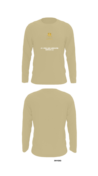 Long Sleeve Performance Shirt, AT 4 pools and landscaping services llc, , Teamtime, Team time, sublimation, custom sports apparel, team uniforms, spirit wear, spiritwear, sports uniforms, custom shirts, team store, custom team store, fundraiser sports, apparel fundraiser