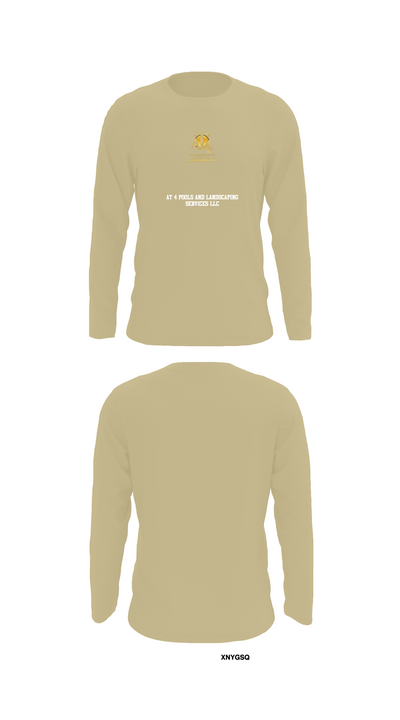 AT 4 pools and landscaping services llc 37065917 Long Sleeve Performance Shirt 41