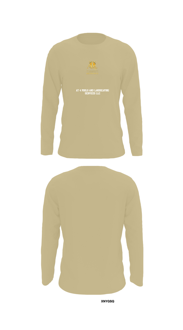 Long Sleeve Performance Shirt, AT 4 pools and landscaping services llc, , Teamtime, Team time, sublimation, custom sports apparel, team uniforms, spirit wear, spiritwear, sports uniforms, custom shirts, team store, custom team store, fundraiser sports, apparel fundraiser