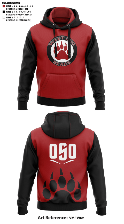 Hoodie, West Oso High School Cheer, Cheer, Teamtime, Team time, sublimation, custom sports apparel, team uniforms, spirit wear, spiritwear, sports uniforms, custom shirts, team store, custom team store, fundraiser sports, apparel fundraiser