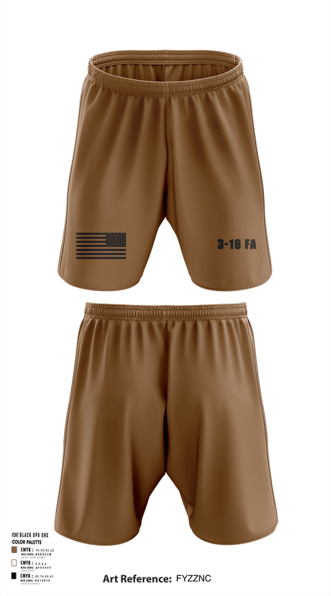 Athletic Shorts With Pockets, 3-16 FA, Army, Teamtime, Team time, sublimation, custom sports apparel, team uniforms, spirit wear, spiritwear, sports uniforms, custom shirts, team store, custom team store, fundraiser sports, apparel fundraiser
