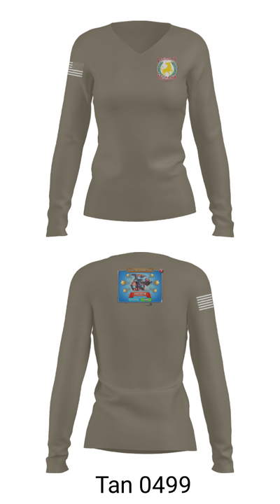 Legion IX 44677408 Women's Long Sleeve V-neck Shirt - 43
