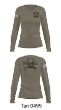 51st Chem 5478070 Women's Long Sleeve V-neck Shirt - 77