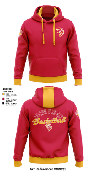 Hoodie, Willow Glen NJB Basketball, Men's Basketball, Teamtime, Team time, sublimation, custom sports apparel, team uniforms, spirit wear, spiritwear, sports uniforms, custom shirts, team store, custom team store, fundraiser sports, apparel fundraiser