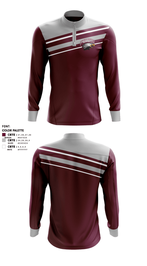 Quarter Zip Jacket, Pikes Peak Christian School, , Teamtime, Team time, sublimation, custom sports apparel, team uniforms, spirit wear, spiritwear, sports uniforms, custom shirts, team store, custom team store, fundraiser sports, apparel fundraiser