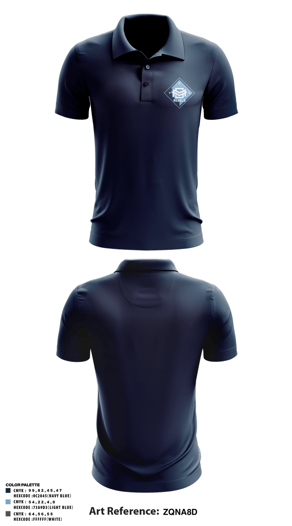 Short Sleeve Performance Polo, DMV Rebels Basketball Club, Men's Basketball, Teamtime, Team time, sublimation, custom sports apparel, team uniforms, spirit wear, spiritwear, sports uniforms, custom shirts, team store, custom team store, fundraiser sports, apparel fundraiser