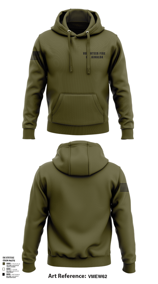 Hoodie, Volunteer Fire Co. Ainaloa, Fire Department, Teamtime, Team time, sublimation, custom sports apparel, team uniforms, spirit wear, spiritwear, sports uniforms, custom shirts, team store, custom team store, fundraiser sports, apparel fundraiser