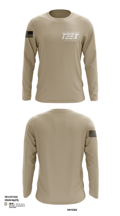 TEEX Rescue 86424683 Long Sleeve Performance Shirt 123