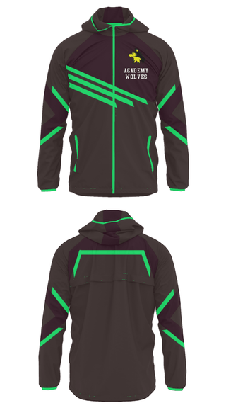 Windbreaker, Academy Wolves, Baseball, Teamtime, Team time, sublimation, custom sports apparel, team uniforms, spirit wear, spiritwear, sports uniforms, custom shirts, team store, custom team store, fundraiser sports, apparel fundraiser