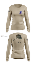 undefined Women's Long Sleeve V-neck Shirt -1 1