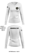 Meadville SRT 57594124 Women's Long Sleeve V-neck Shirt -1 5