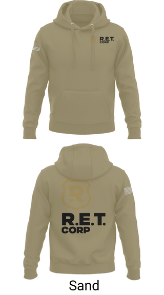 Hoodie, RET CORP, Police, Teamtime, Team time, sublimation, custom sports apparel, team uniforms, spirit wear, spiritwear, sports uniforms, custom shirts, team store, custom team store, fundraiser sports, apparel fundraiser