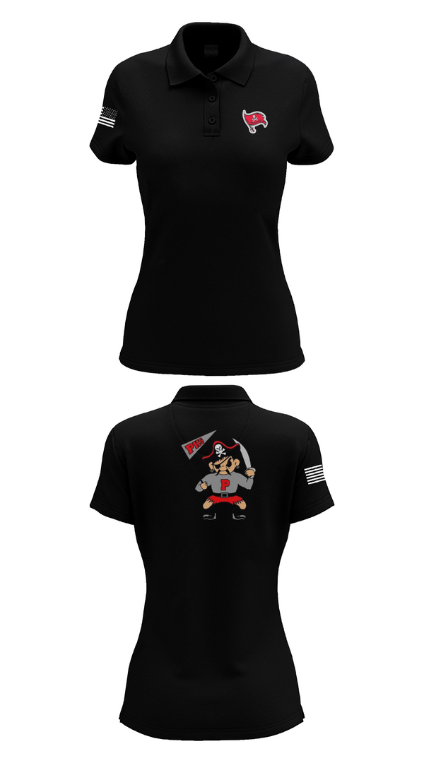 Womens Short Sleeve Performance Polo, Palatine pirates, Baseball, Teamtime, Team time, sublimation, custom sports apparel, team uniforms, spirit wear, spiritwear, sports uniforms, custom shirts, team store, custom team store, fundraiser sports, apparel fundraiser