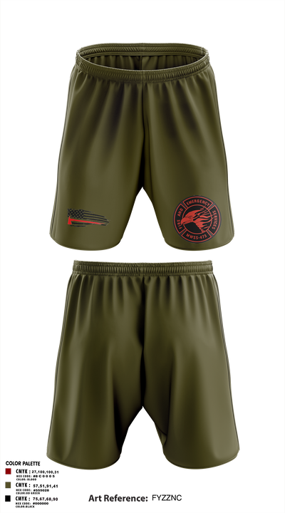 Marine Wing Support Squadron 473 1974878 Athletic Shorts With Pockets - 2