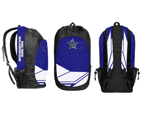 Gear Bag, South Gwinnett High School Track, Track & Field, Teamtime, Team time, sublimation, custom sports apparel, team uniforms, spirit wear, spiritwear, sports uniforms, custom shirts, team store, custom team store, fundraiser sports, apparel fundraiser
