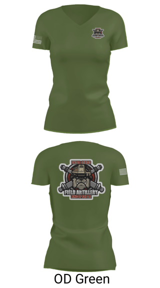Women's Short Sleeve Vneck Shirt, Bravo Battery, Army, Teamtime, Team time, sublimation, custom sports apparel, team uniforms, spirit wear, spiritwear, sports uniforms, custom shirts, team store, custom team store, fundraiser sports, apparel fundraiser