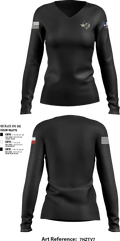 Texas Rangers Special Operations Group 33879485 Women's Long Sleeve V-neck Shirt - 2