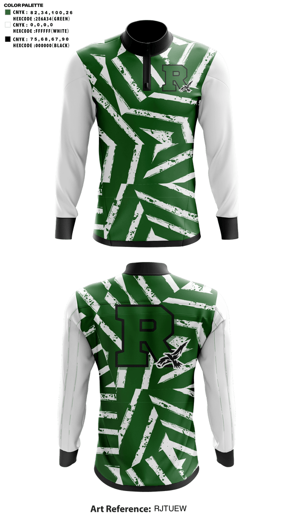 Quarter Zip Jacket, Rapoport Academy Public School-Meyer High School Volleyball, Women's Volleyball, Teamtime, Team time, sublimation, custom sports apparel, team uniforms, spirit wear, spiritwear, sports uniforms, custom shirts, team store, custom team store, fundraiser sports, apparel fundraiser