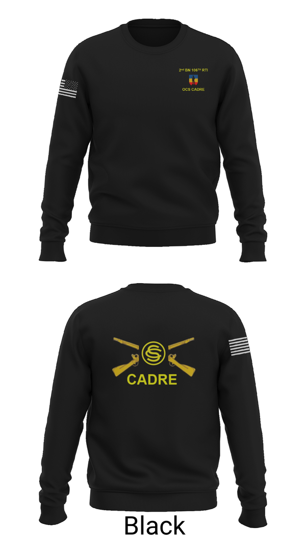 Crew Neck Sweatshirt, 106th RTI OCS, , Teamtime, Team time, sublimation, custom sports apparel, team uniforms, spirit wear, spiritwear, sports uniforms, custom shirts, team store, custom team store, fundraiser sports, apparel fundraiser