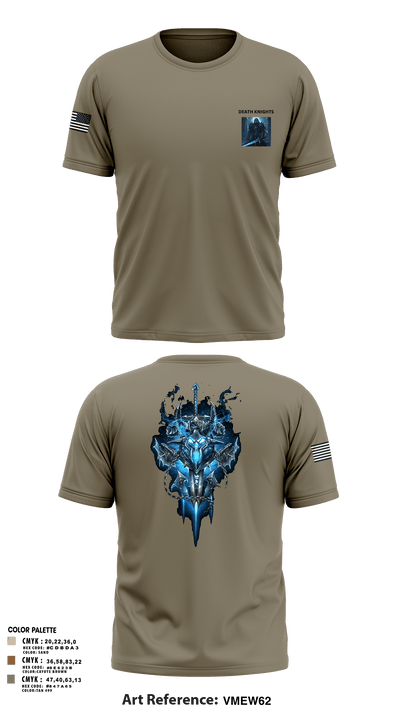 Death Knights 11109315 Old School Cotton Feel Shirt - 3