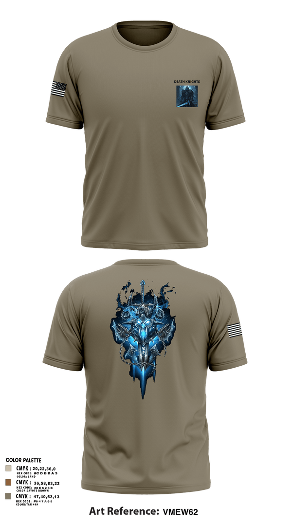 Old School Cotton Feel Shirt, Death Knights, Army, Teamtime, Team time, sublimation, custom sports apparel, team uniforms, spirit wear, spiritwear, sports uniforms, custom shirts, team store, custom team store, fundraiser sports, apparel fundraiser