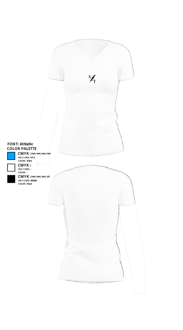 Womens Short Sleeve Vneck Shirt, Sovereign Tactics, , Teamtime, Team time, sublimation, custom sports apparel, team uniforms, spirit wear, spiritwear, sports uniforms, custom shirts, team store, custom team store, fundraiser sports, apparel fundraiser
