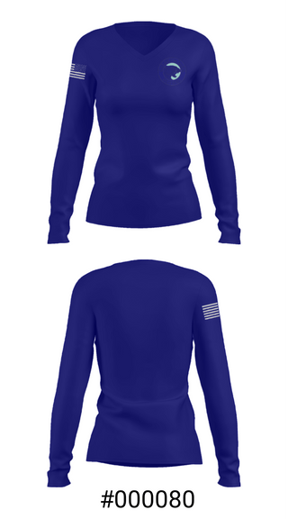 Women's Long Sleeve Vneck Shirt, Catoctin High School Tennis, Tennis, Teamtime, Team time, sublimation, custom sports apparel, team uniforms, spirit wear, spiritwear, sports uniforms, custom shirts, team store, custom team store, fundraiser sports, apparel fundraiser