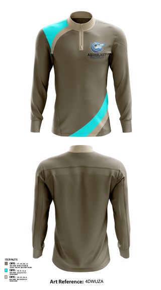 Quarter Zip Jacket, Aquablast Solutions LLC, , Teamtime, Team time, sublimation, custom sports apparel, team uniforms, spirit wear, spiritwear, sports uniforms, custom shirts, team store, custom team store, fundraiser sports, apparel fundraiser