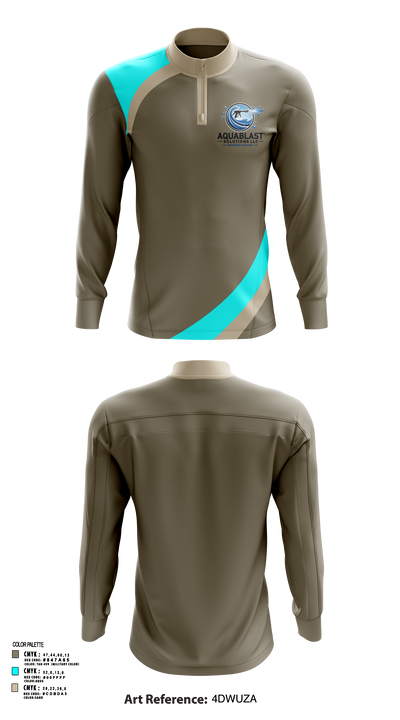 Aquablast Solutions LLC 84742095 Quarter Zip Jacket - 122