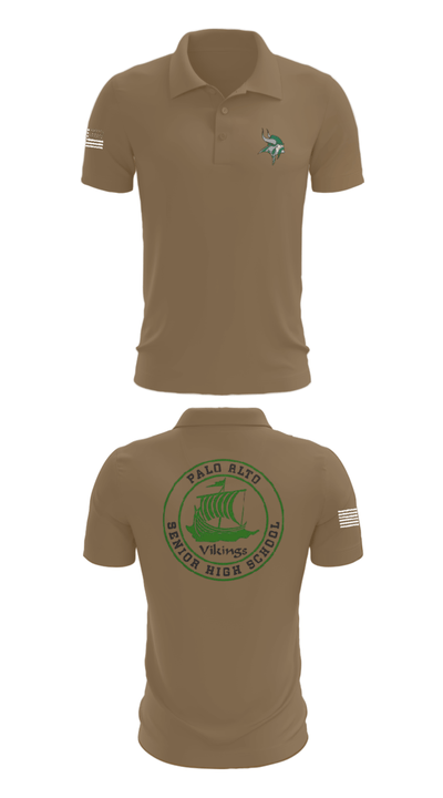 Palo Alto High School Cheer 94037882 Short Sleeve Performance Polo - 3