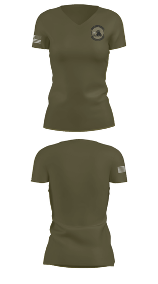 Womens Short Sleeve Vneck Shirt, 102nd CES, Air Force, Teamtime, Team time, sublimation, custom sports apparel, team uniforms, spirit wear, spiritwear, sports uniforms, custom shirts, team store, custom team store, fundraiser sports, apparel fundraiser