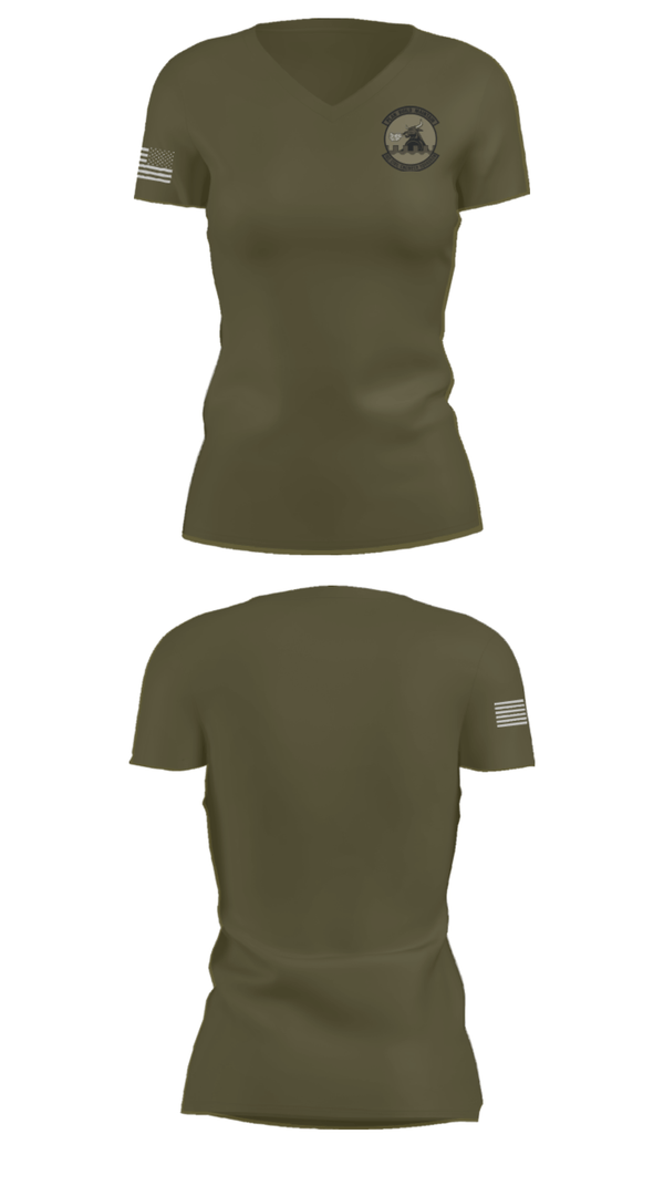 Womens Short Sleeve Vneck Shirt, 102nd CES, Air Force, Teamtime, Team time, sublimation, custom sports apparel, team uniforms, spirit wear, spiritwear, sports uniforms, custom shirts, team store, custom team store, fundraiser sports, apparel fundraiser