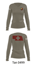 Delta Company 71489817 Women's Long Sleeve V-neck Shirt - 39