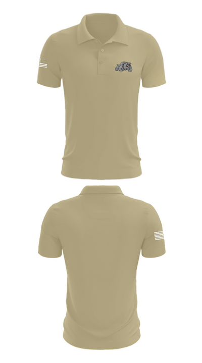 Okmulgee High School Football 68163660 Short Sleeve Performance Polo - 39