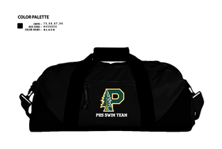 Duffle Bag, Paradise High School Bobcats, Swimming, Teamtime, Team time, sublimation, custom sports apparel, team uniforms, spirit wear, spiritwear, sports uniforms, custom shirts, team store, custom team store, fundraiser sports, apparel fundraiser