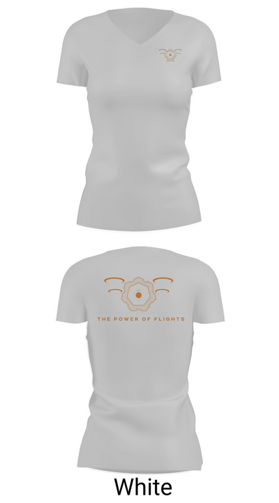 International Drone Operators Union Local 757 63701111 Women's Short Sleeve V-neck Shirt - 19
