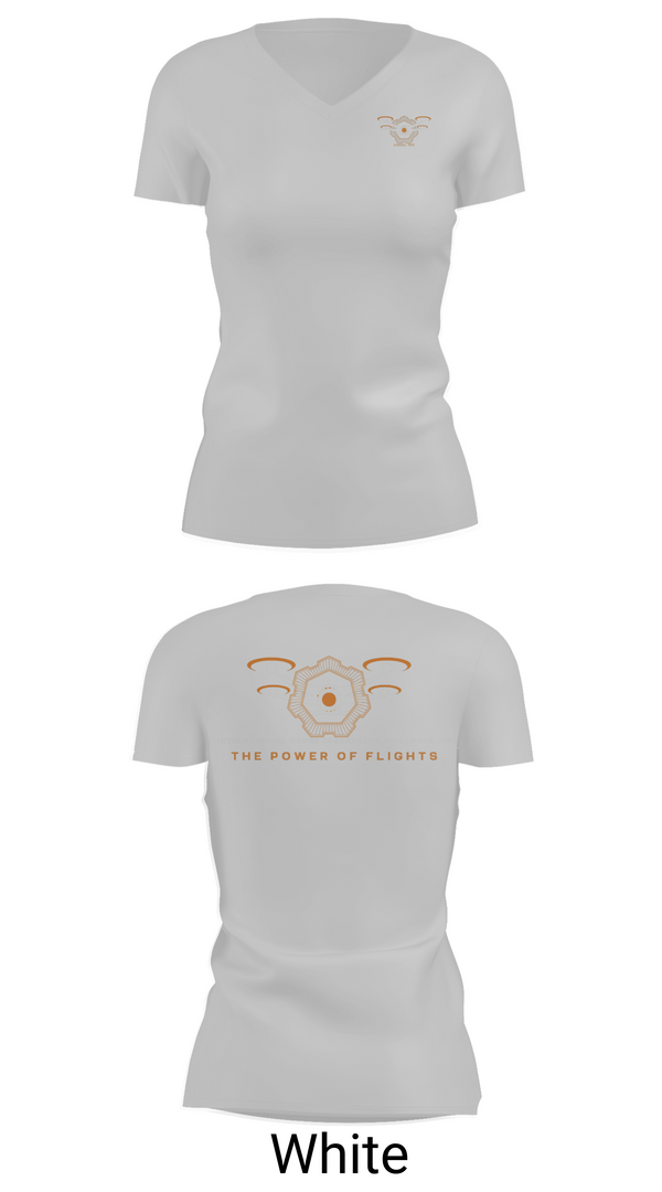Womens Short Sleeve Vneck Shirt, International Drone Operators Union Local 757, , Teamtime, Team time, sublimation, custom sports apparel, team uniforms, spirit wear, spiritwear, sports uniforms, custom shirts, team store, custom team store, fundraiser sports, apparel fundraiser